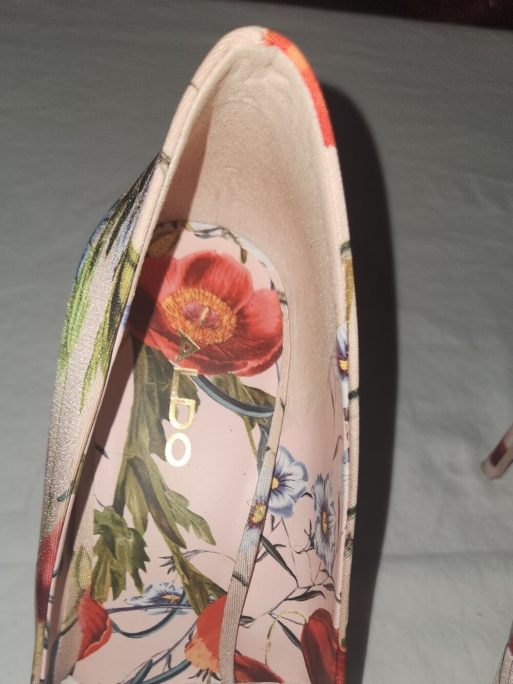 Aldo Pink Floral Pumps Size 8 - Picture 7 of 11